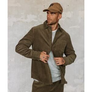 Freeman T. Porter Paolo Corduroy Men's Shirt Olive